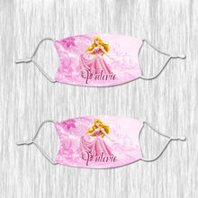 Load image into Gallery viewer, Sleeping Beauty mask with name

