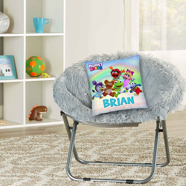 Muppet Babies Pillow with Name - 16in insert included