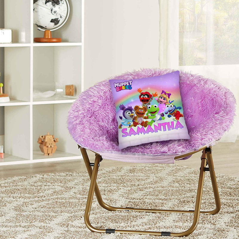 Muppet Babies Pillow with Name - 16in insert included