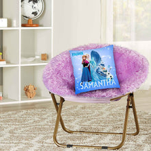 Load image into Gallery viewer, Frozen Pillow with Name - 16in insert included
