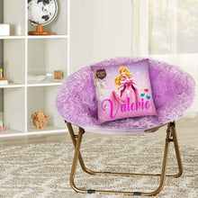 Load image into Gallery viewer, Sleeping Beauty Pillow with Name - 16in insert included
