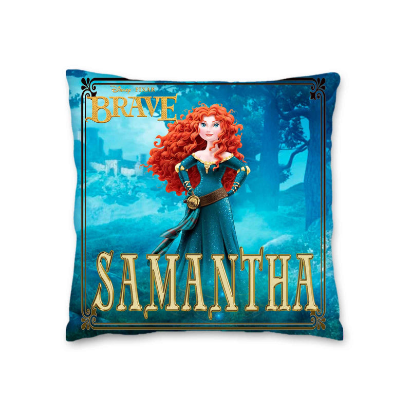 Brave Pillow with Name - 16in insert included