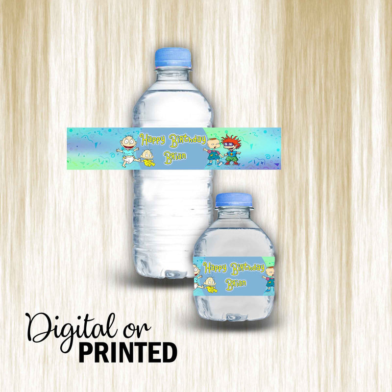 Rugrats bottle labels - ready to use - waterproof