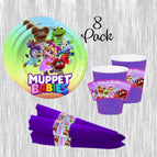cups plates napkins