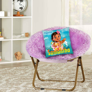 Moana Pillow with Name - 16in insert included