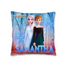 Load image into Gallery viewer, Frozen Pillow with Name - 16in insert included
