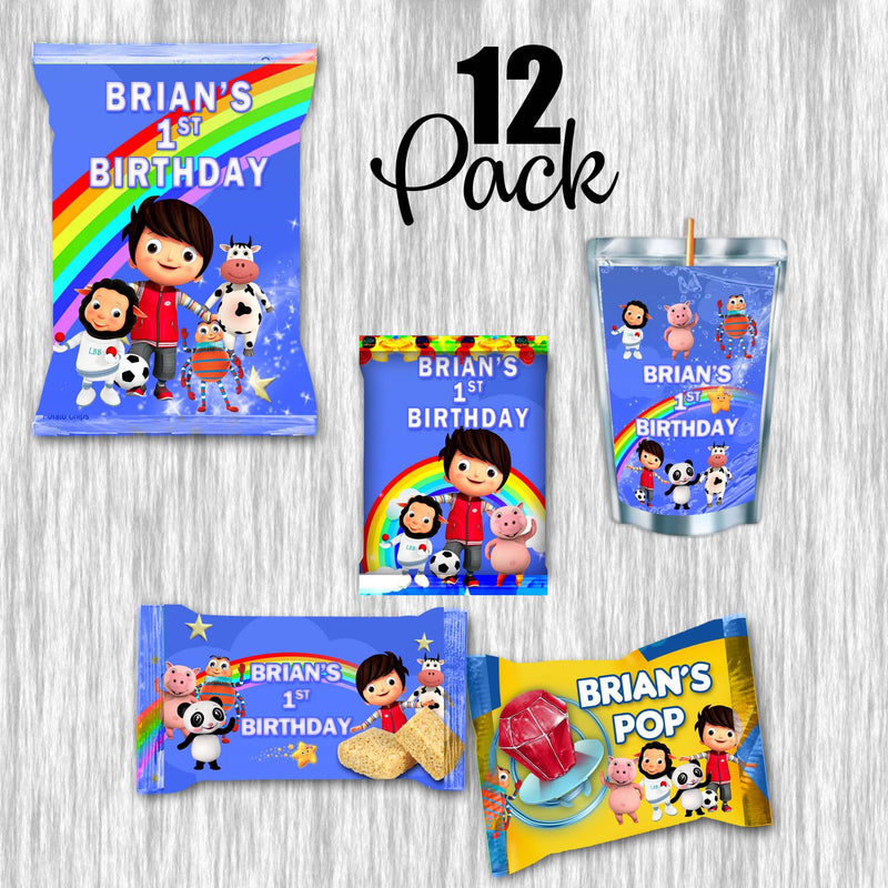 Little Baby Bum Bundle Party Labels or Finished Snacks