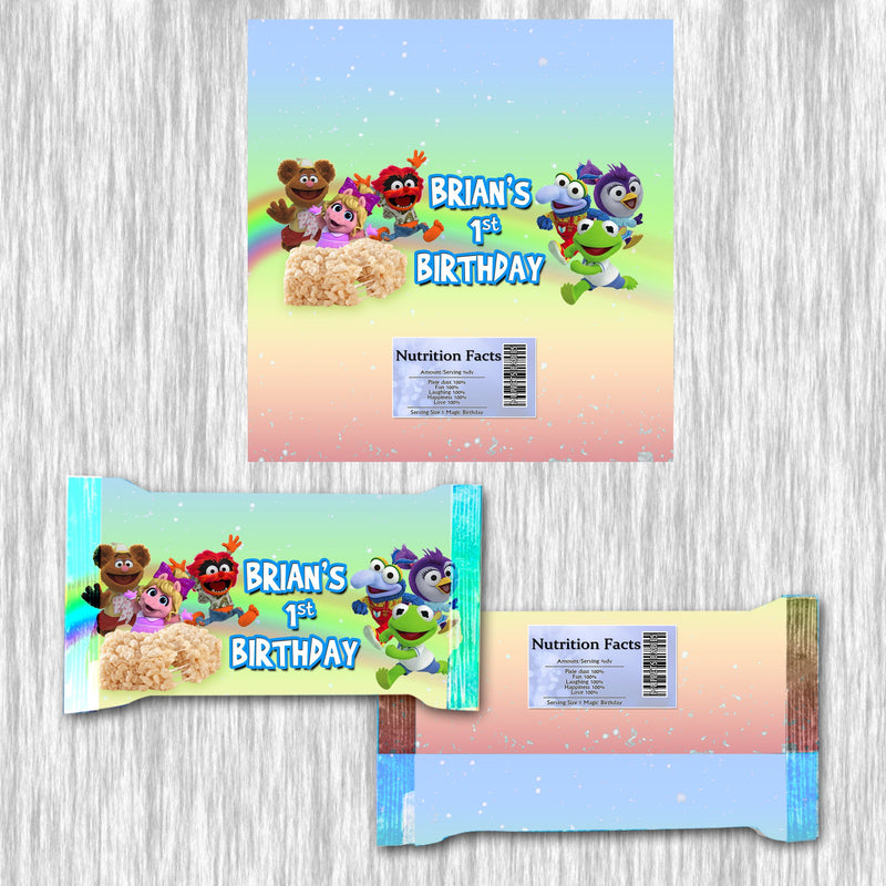 Muppet Babies Bundle Party Labels or Finished Snacks