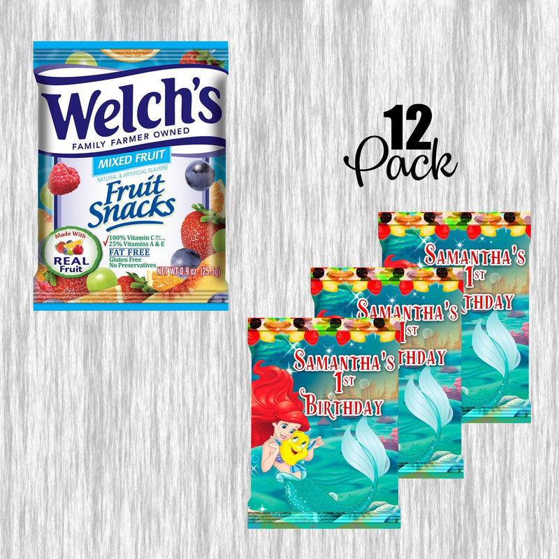 The Little Mermaid Bundle Party Labels or Finished Snacks