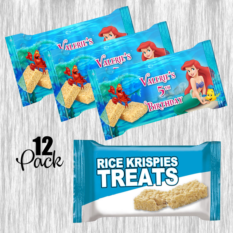 The Little Mermaid Bundle Party Labels or Finished Snacks