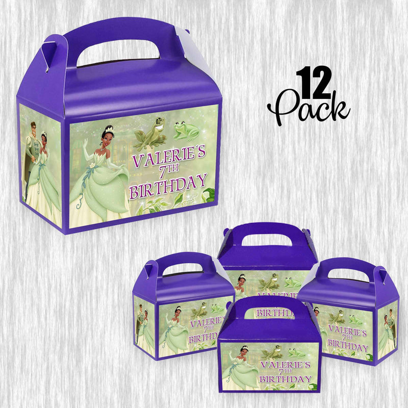 Princess Tiana Small Gable box - treat box - 4.5x3in - 12pack